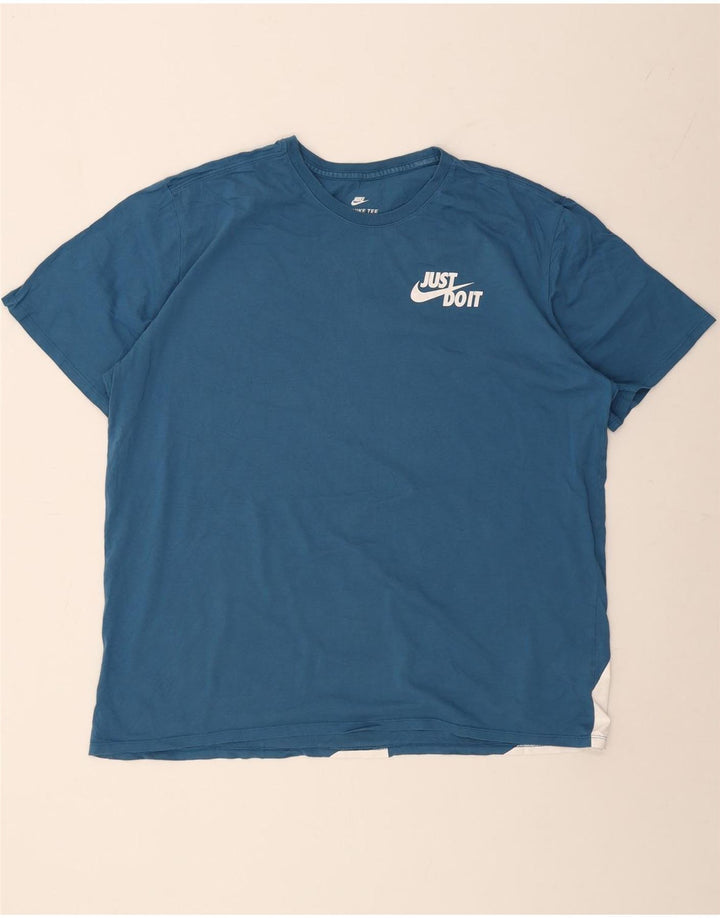 NIKE T-shirt graphique coupe athlétique pour homme 2XL Bleu