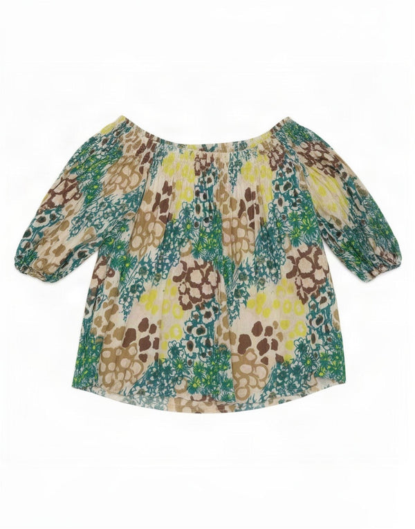 French Connection Haut à manches 3/4 pour femme UK 12 Medium Multicolore Floral