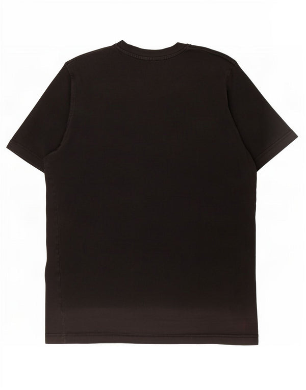 Adidas T-shirt graphique pour hommes, petit haut en coton noir
