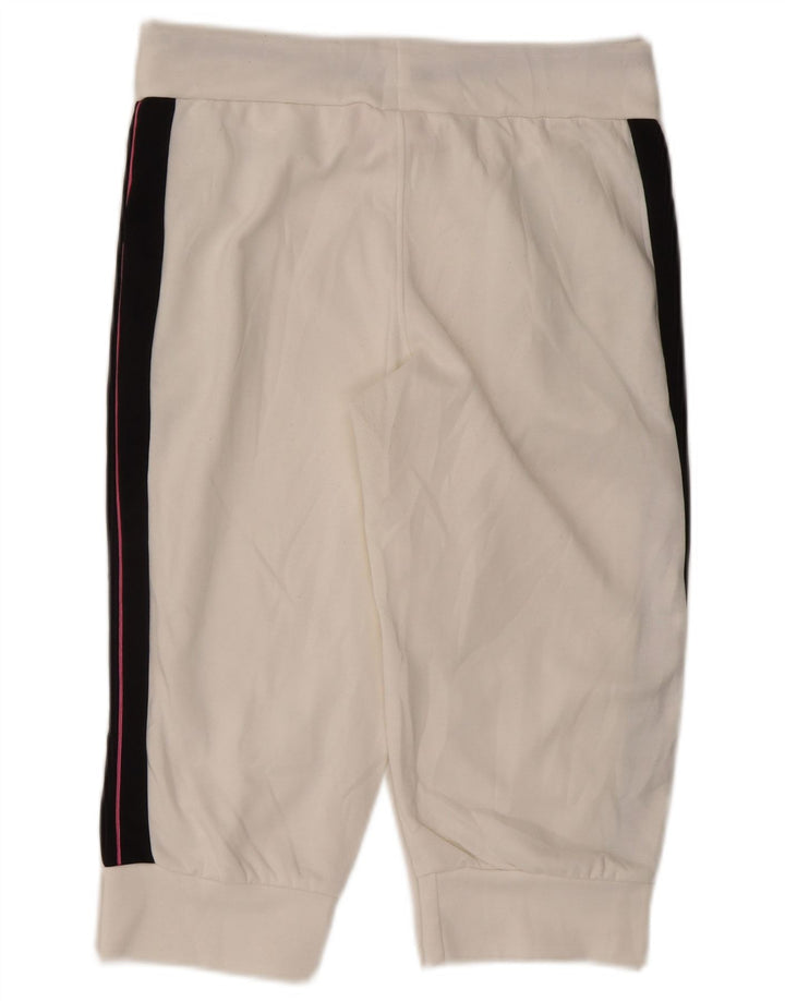 PUMA Short de sport pour femme UK 12 Medium Blanc Colorblock