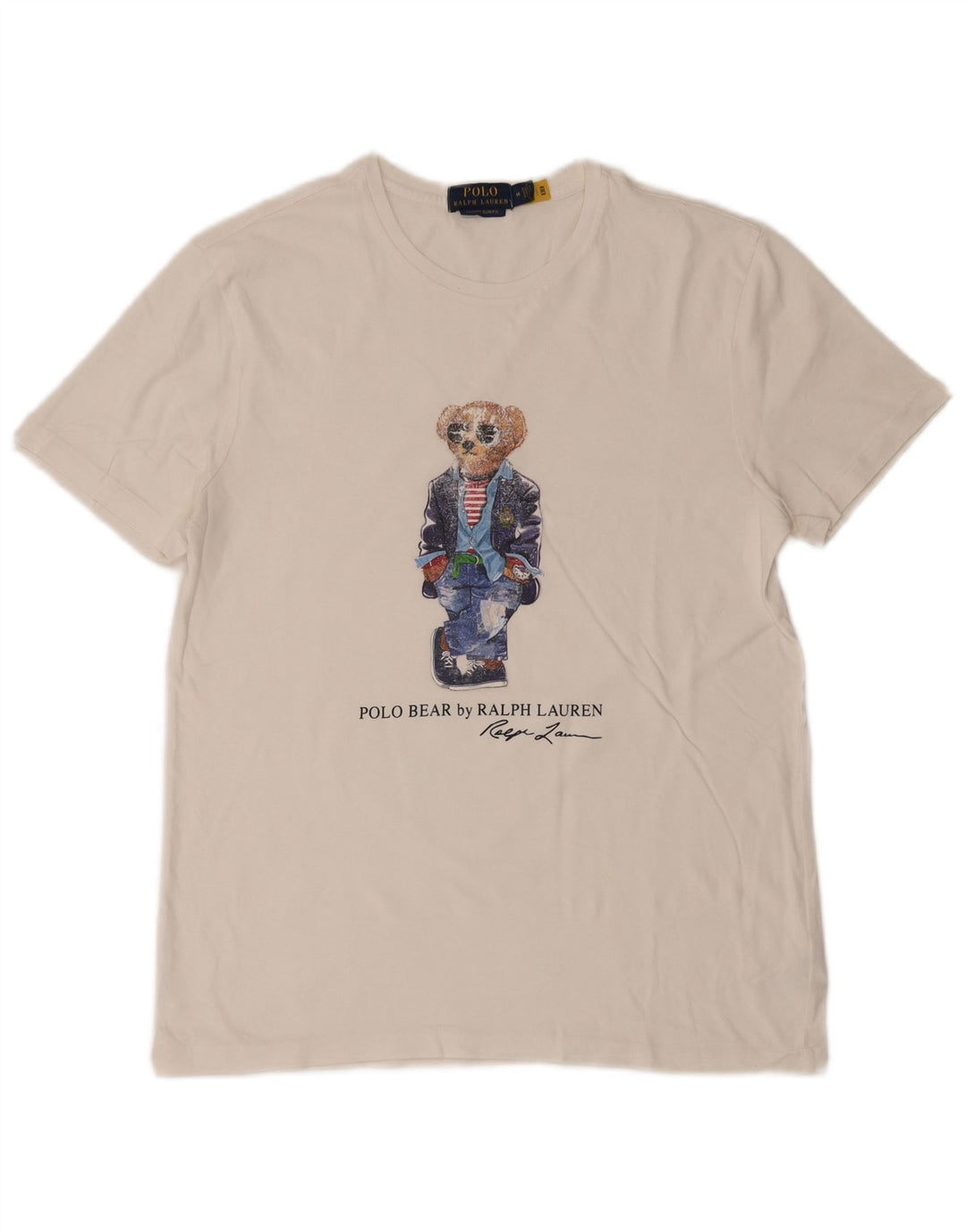 POLO RALPH LAUREN T-shirt slim fit pour homme en coton blanc moyen