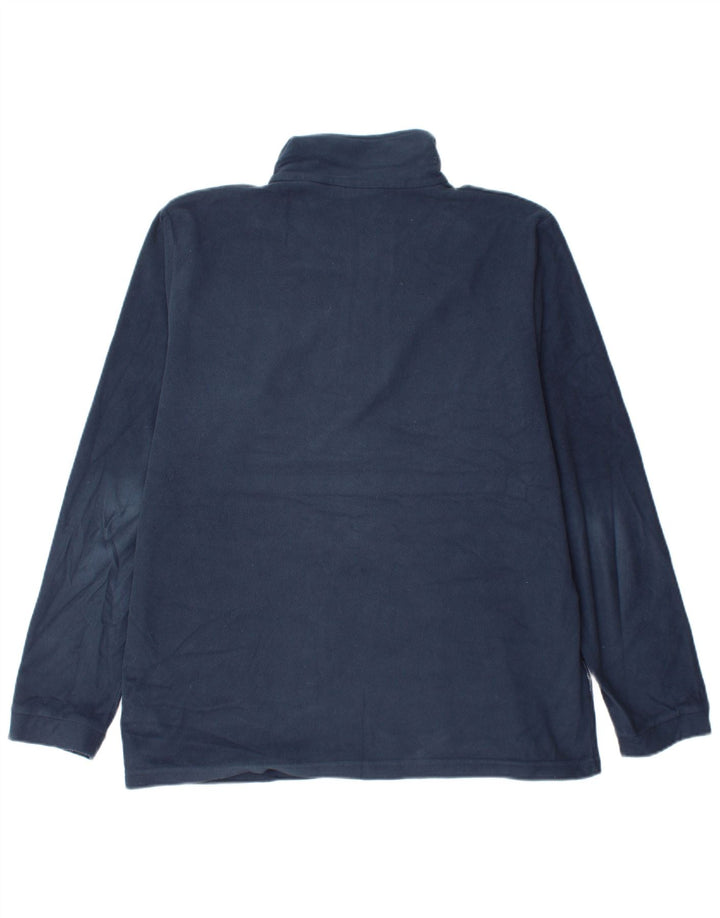 MOUNTAIN WAREHOUSE Pull Polaire à Col Zippé pour Homme Large Bleu Marine Polyester