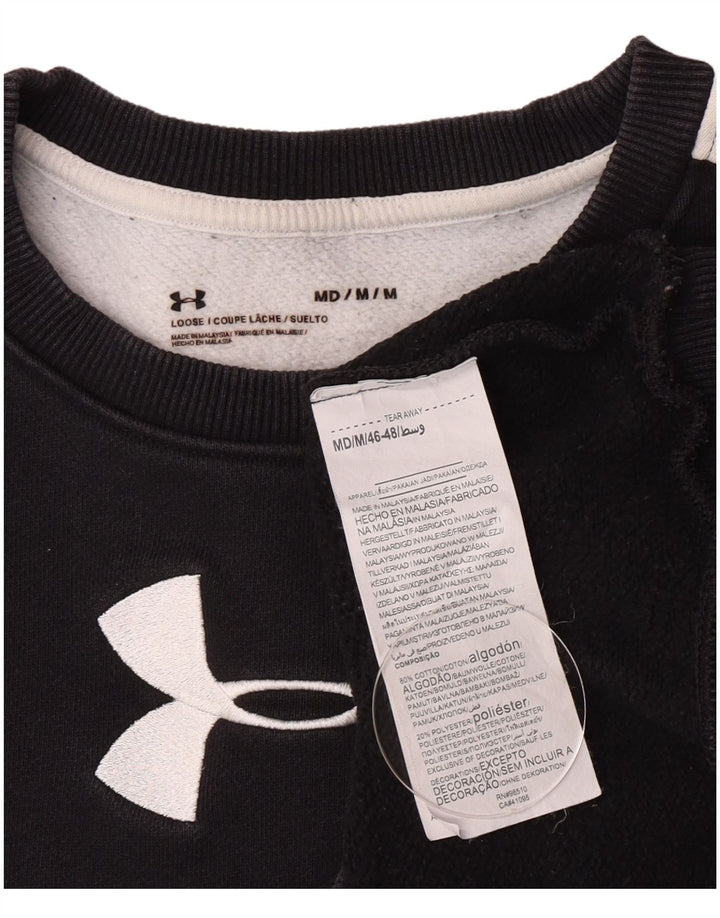 Under Armour Sweat-shirt pour femme UK 44 Medium Noir Colourblock