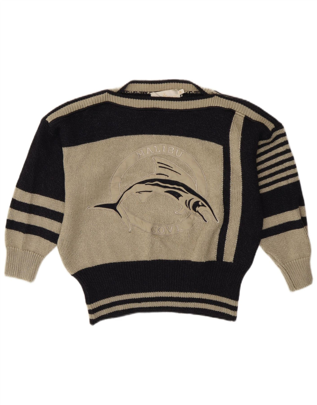 Avant Garde Pull col bateau pour femme EU 40 Bleu marine moyen