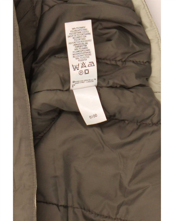 Marks & Spencer Gilet rembourré pour homme UK 42 XL Kaki Polyamide