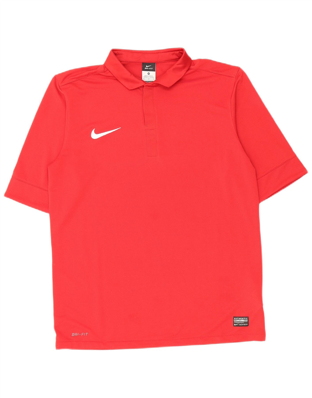 Nike Polo Dri Fit Homme Rouge Moyen Polyester
