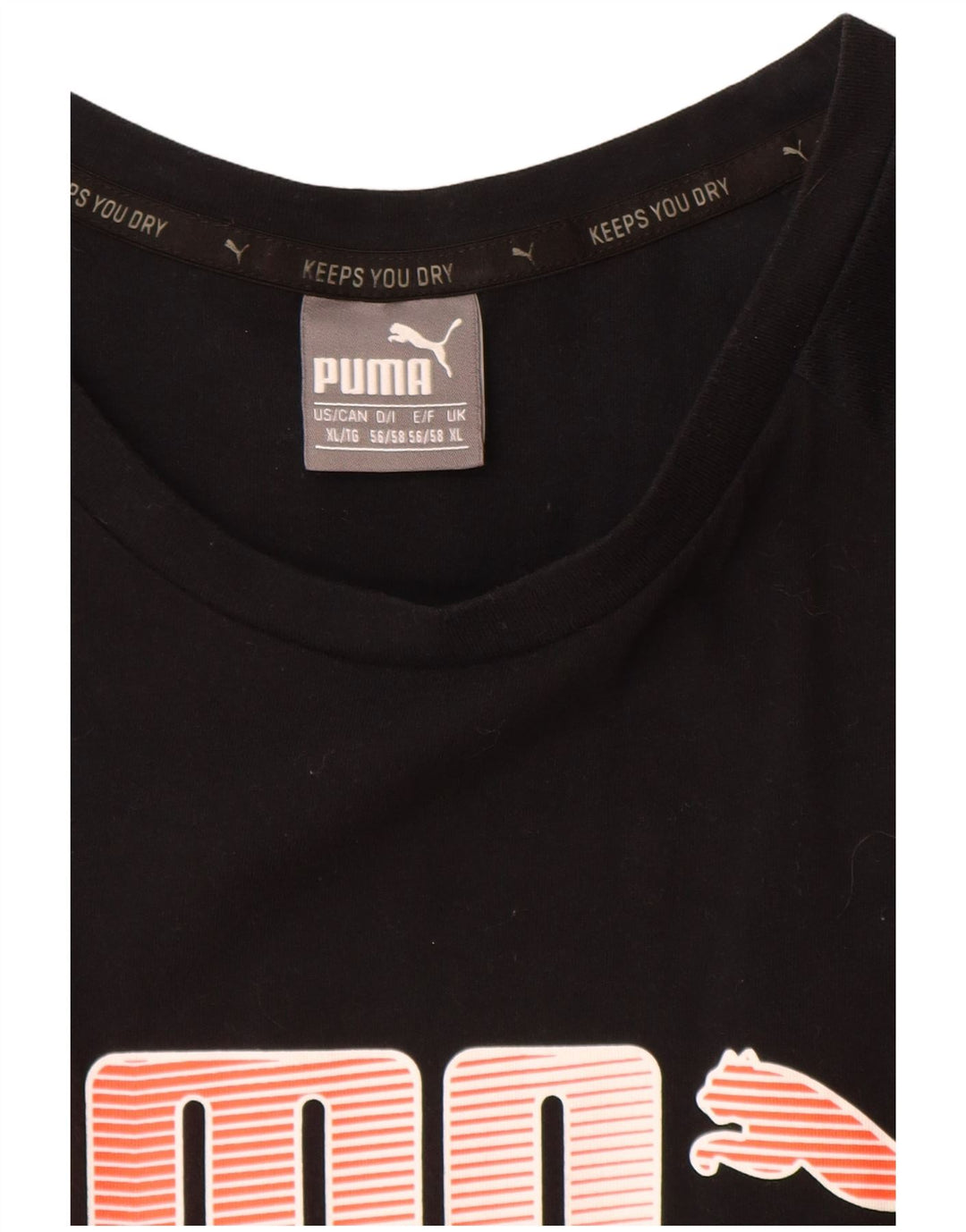Puma T-Shirt Graphique Homme XL Noir