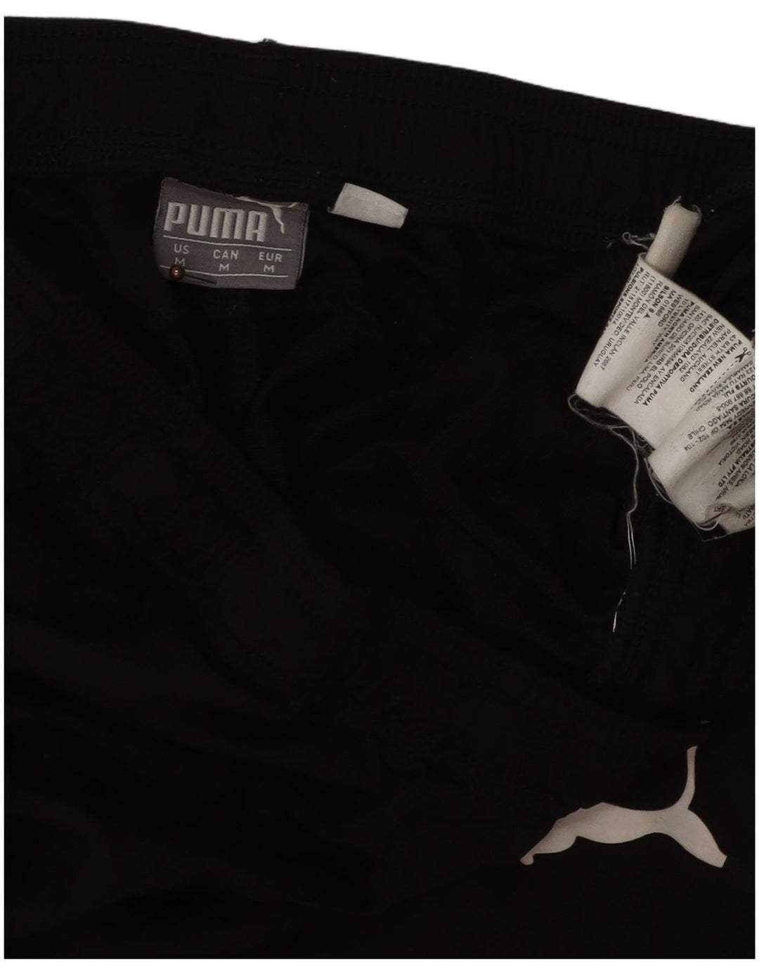 Puma Pantalon de Survêtement Slim Homme Noir Moyen Polyester Sports