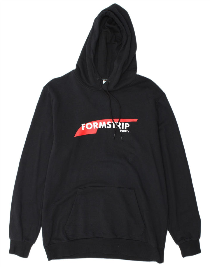 PUMA Sweat à capuche graphique pour homme, grand, noir