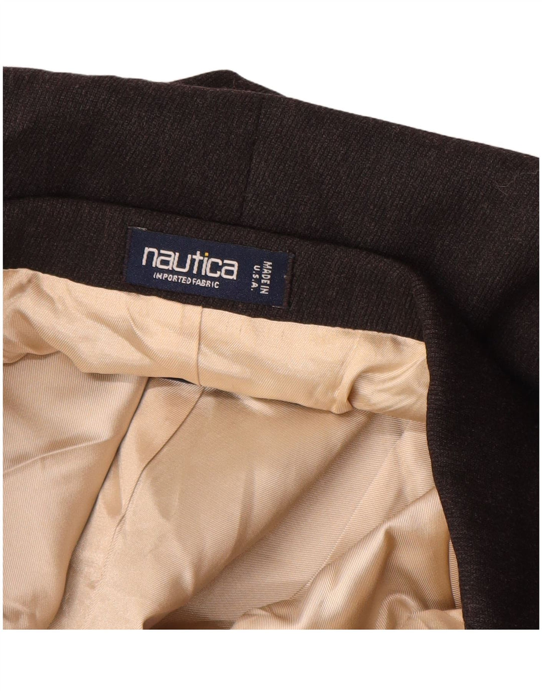 NAUTICA Veste Blazer 3 Boutons Homme UK 38 Laine Gris Moyen