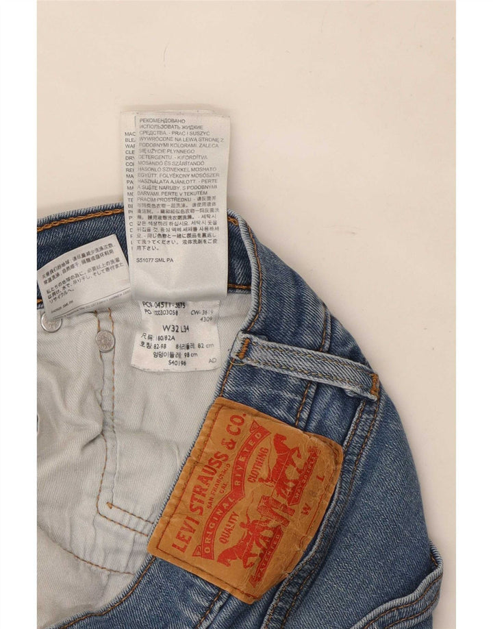 Levi's Jean Slim 511 Homme Bleu W32 L34 Coton