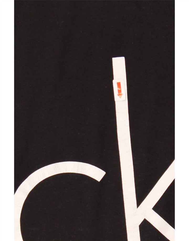 Calvin Klein T-shirt graphique pour hommes, grand, noir
