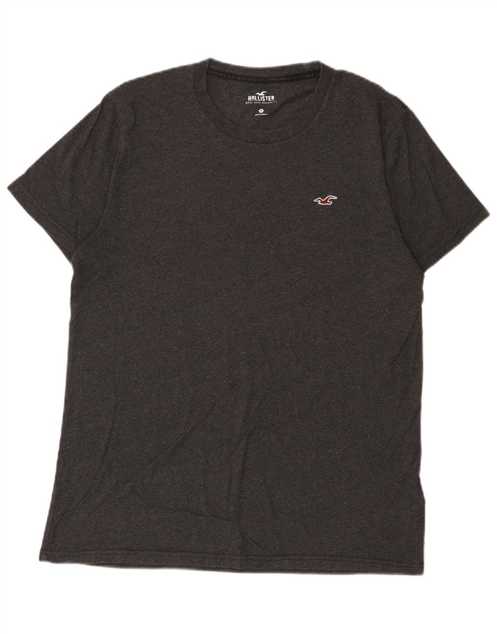 Hollister T-Shirt Homme Gris Moyen Coton