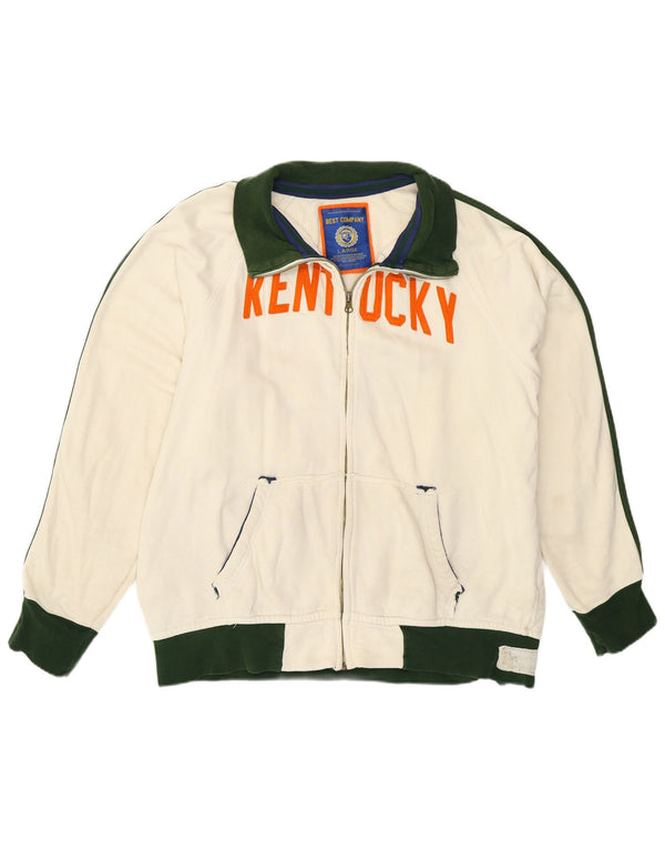 Best Company Kentucky Survêtement Top Veste pour Homme UK 40 Large Blanc