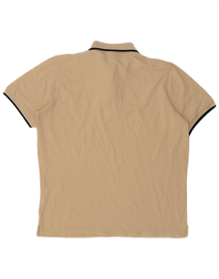 Lotto Polo Homme XL Beige Rayé