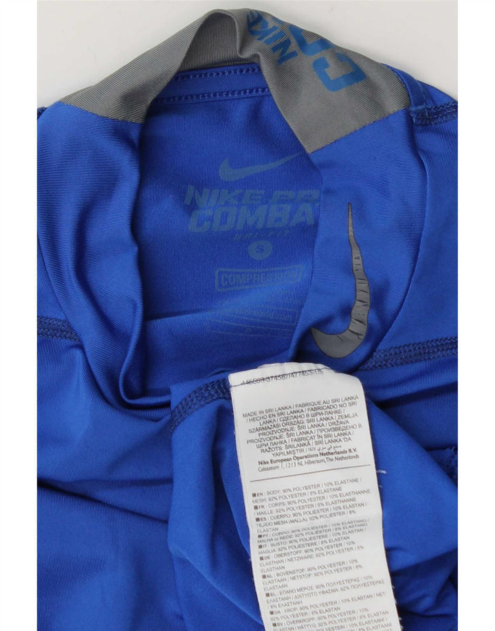 Nike Haut Dri Fit Homme Manches Longues Petit Bleu Polyester