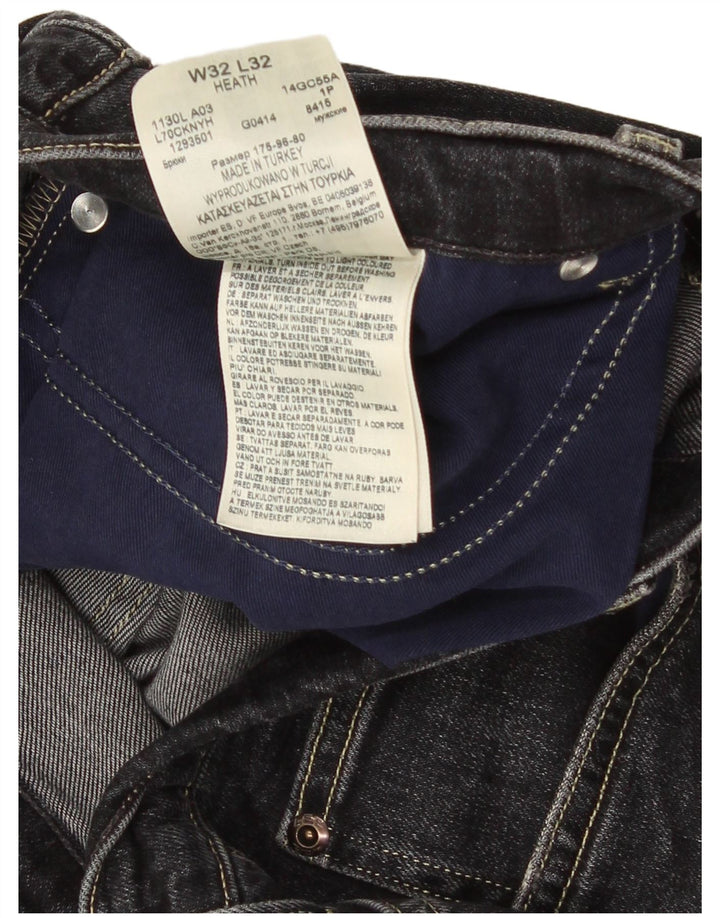 Lee Jean Slim Heath Homme W32 L32 Noir Coton