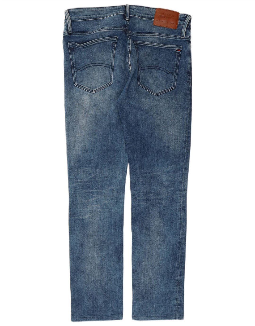 Tommy Hilfiger Jean Slim Homme W32 L29 Bleu Coton