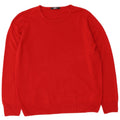 Marks & Spencer Pull à col rond pour femme UK 14 Acrylique rouge moyen