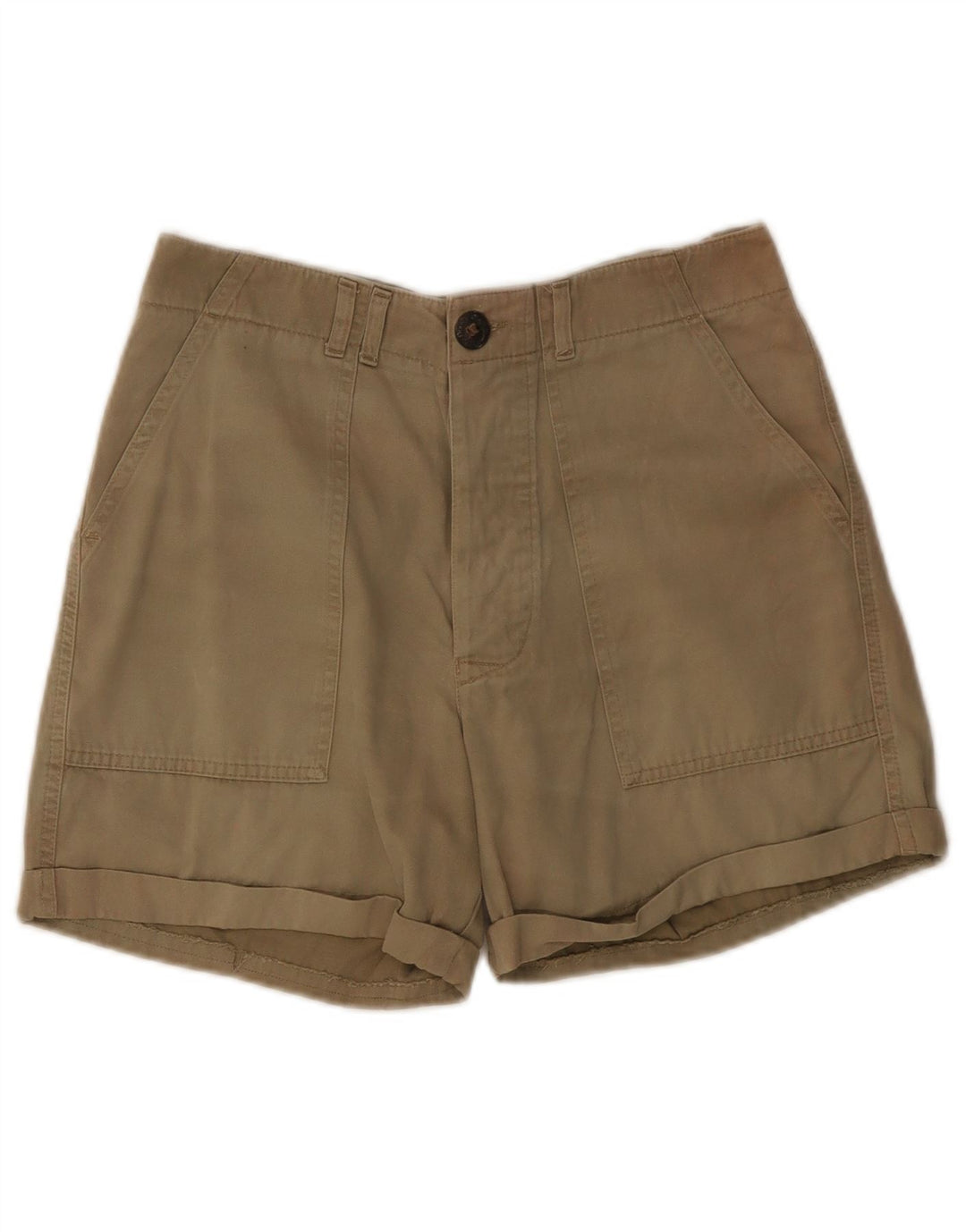 Short Chino Femme Vintage W30 Kaki Moyen