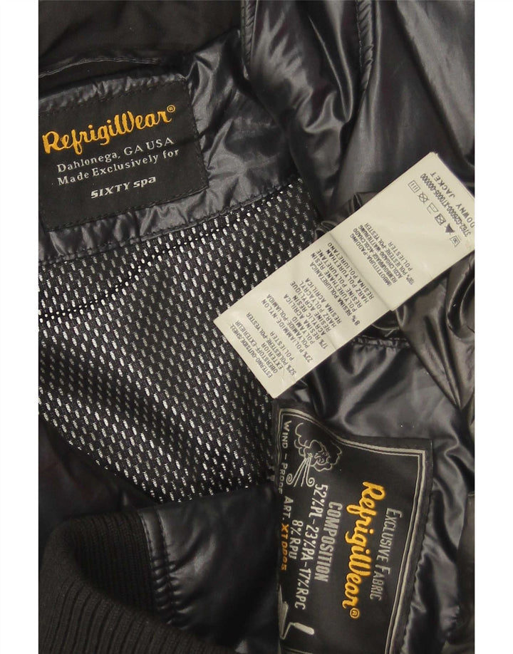 Refrigiwear Veste matelassée pour homme UK 40 Large Noir Polyester
