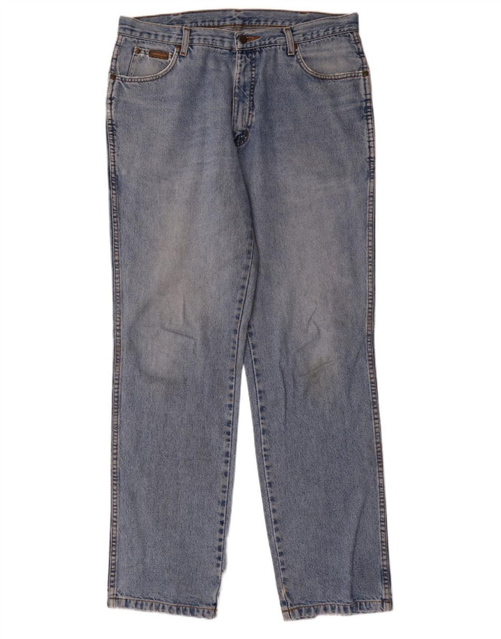 WRANGLER Mens Straight Jeans W36 L34 Blue