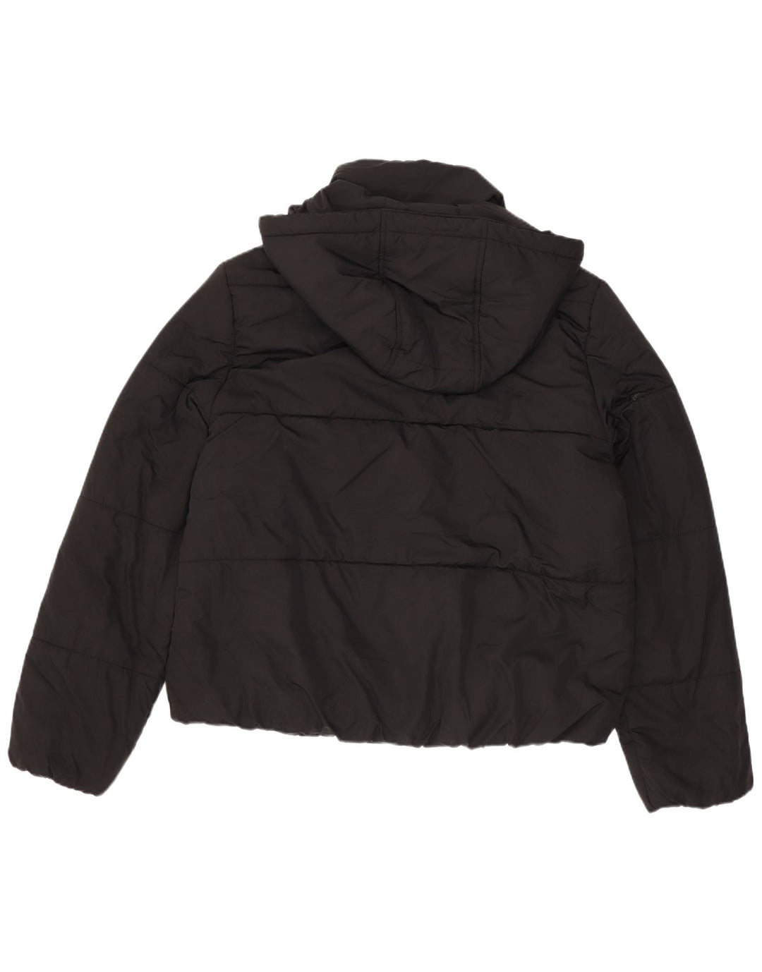 Marks & Spencer Veste rembourrée à capuche pour femme UK 12 Medium Noir Polyester
