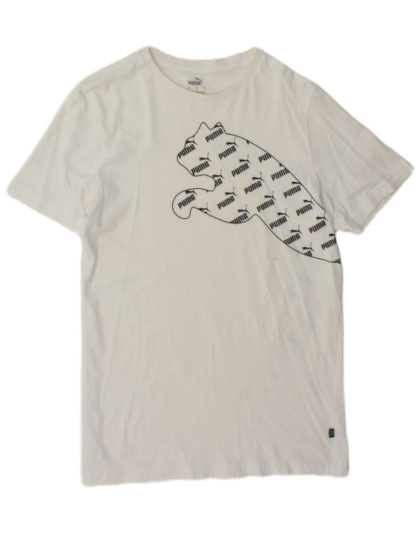Puma T-Shirt Graphique Homme Petit Blanc