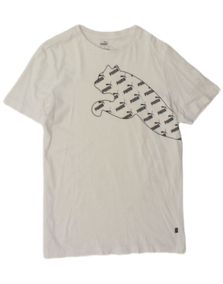 Puma T-Shirt Graphique Homme Petit Blanc