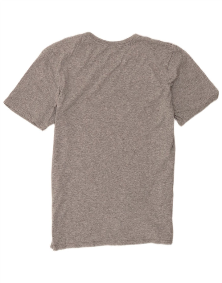Nike Homme T-Shirt Coupe Athlétique en Coton Chiné Gris Moyen