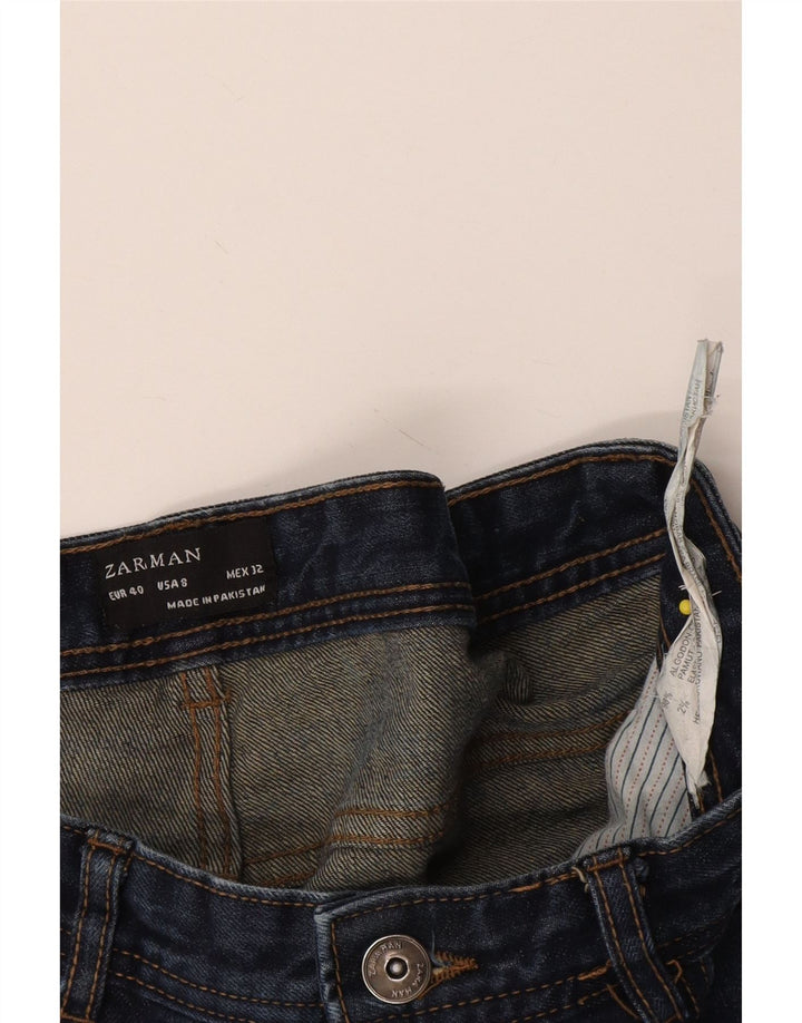 Zara Jean Slim Homme EU 40 Medium W32 L29 Bleu Marine Coton
