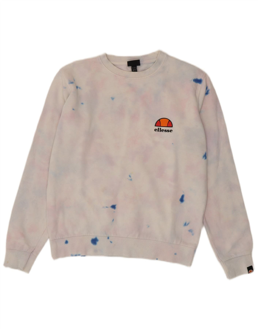 Ellesse Sweat-shirt surdimensionné pour femme UK 8 Small Multicolore Tie Dye