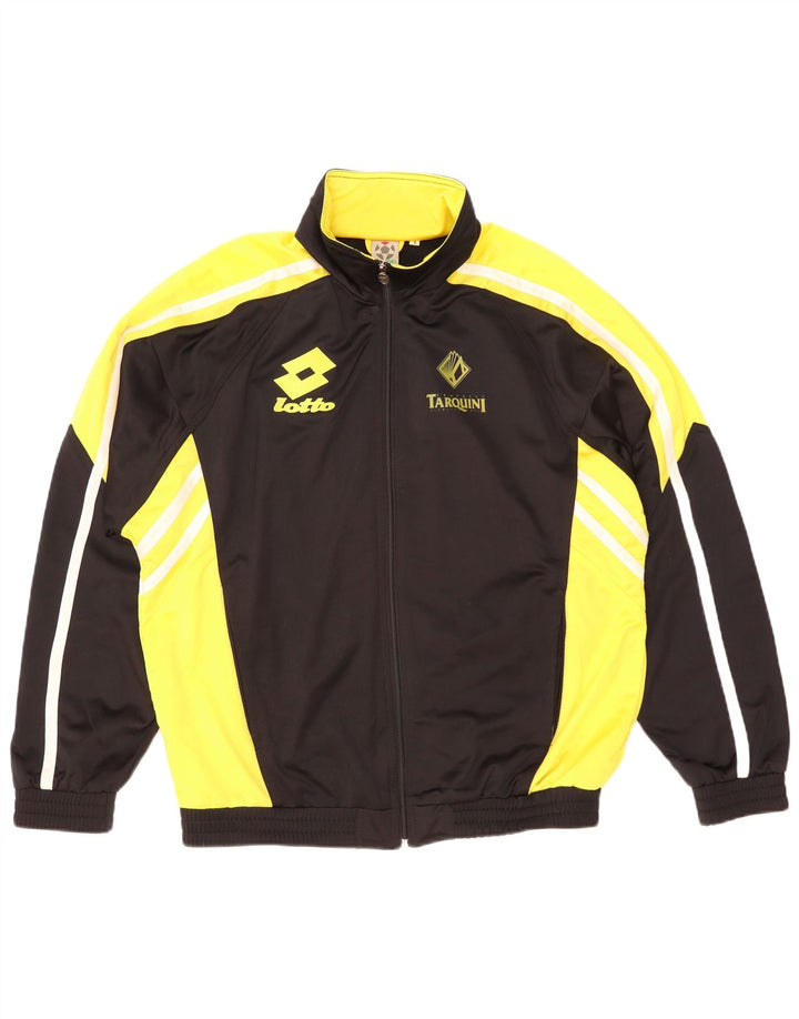Lotto Veste de survêtement pour homme Large Noir Colorblock Polyester