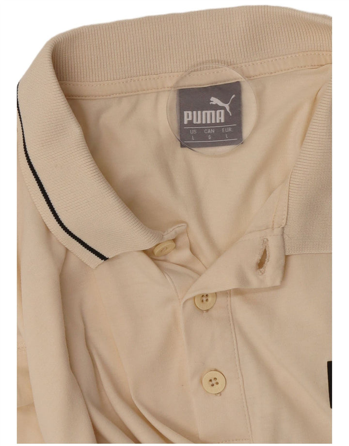 Puma Polo Homme Grand Beige
