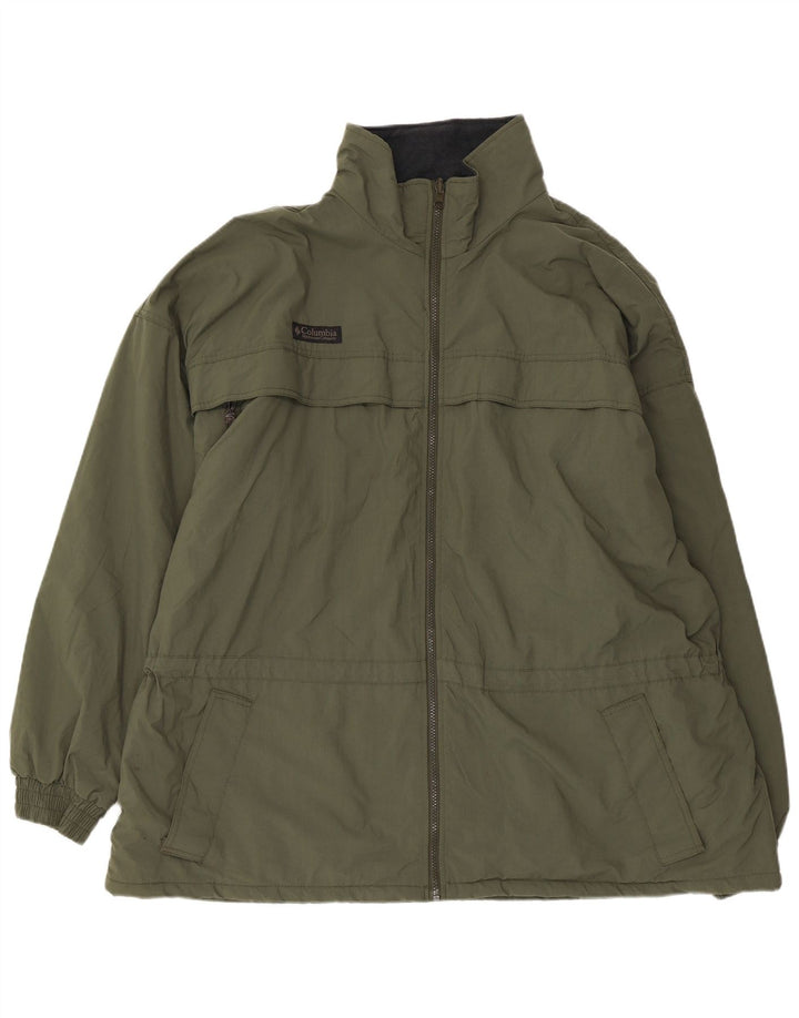 Columbia Veste coupe-vent pour homme UK 44 2XL Kaki Nylon