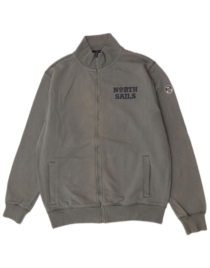 North Sails Veste De Survêtement Graphique Homme Vert Moyen Coton
