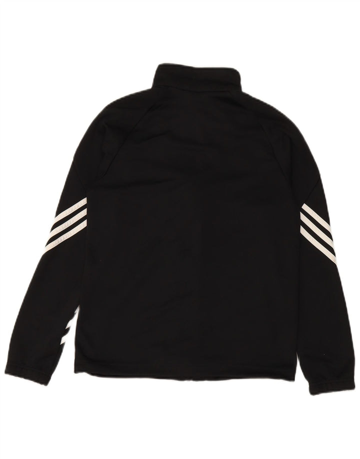 ADIDAS Veste de survêtement Climalite Garçon 11-12 ans Noir Polyester