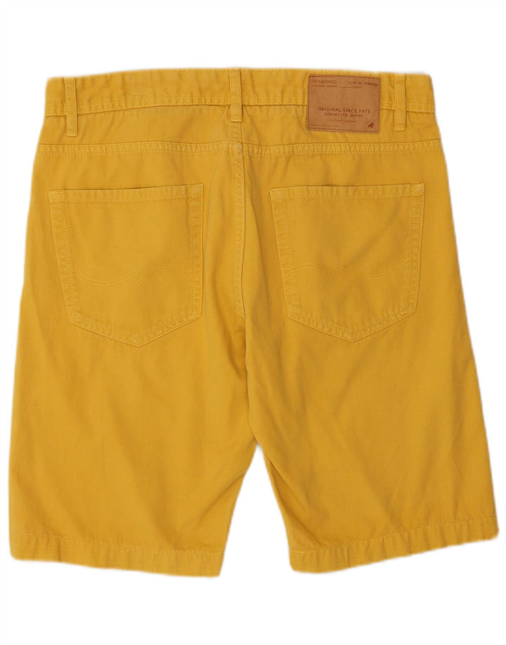 Jack & Jones Short Casual Homme Moyen W32 Jaune Coton