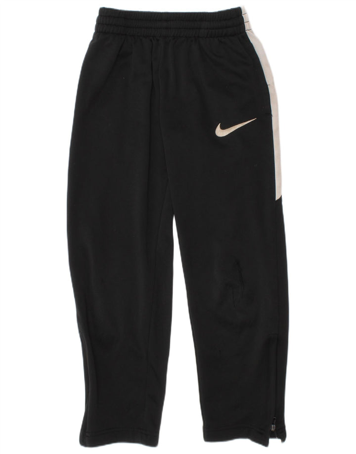 Nike Pantalon de survêtement pour garçon 6-7 ans Large Noir Colourblock Polyester