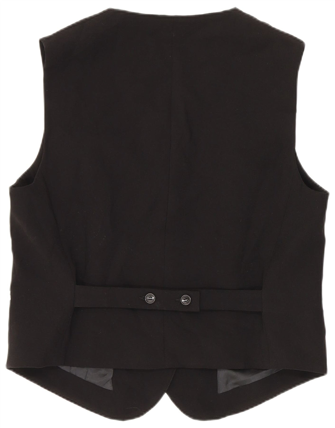 Zara Gilet Femme UK 14 Large Noir Polyester