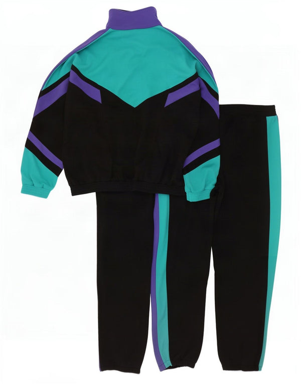 Killtec Survêtement complet coupe ample pour homme Petit noir en polyester color block