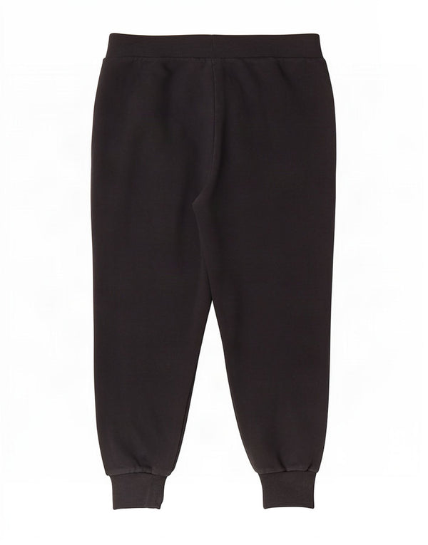 Ellesse Pantalon De Survêtement Joggers UK 12 Moyen Noir Coton Femme