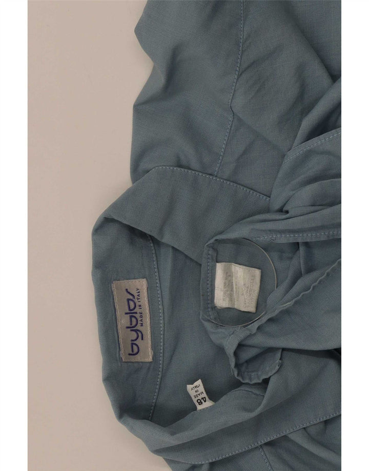 Byblos Chemise Homme Taille 48 2XL Bleu Coton