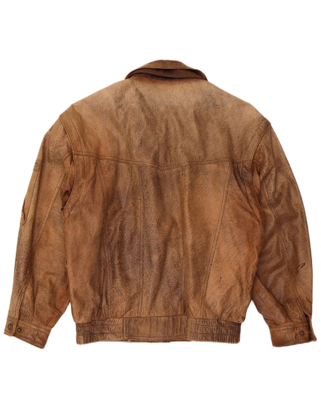 Trapper Veste en cuir pour homme IT 46 Small Marron