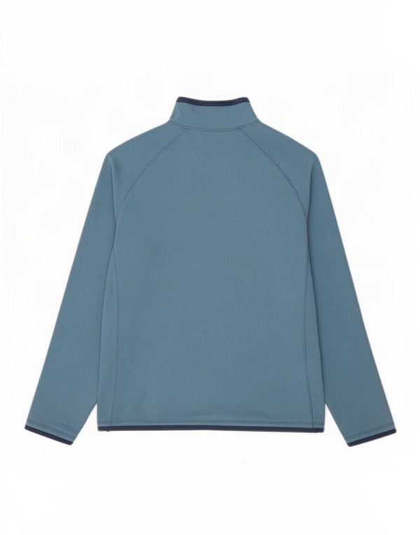 Mountain Warehouse Pull polaire à col zippé pour femme UK 16 Large Bleu Polyester