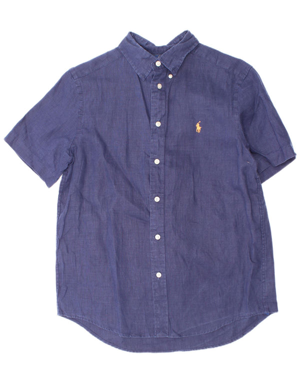 Ralph Lauren Chemise à manches courtes pour garçon 14-15 ans Bleu marine Taille L