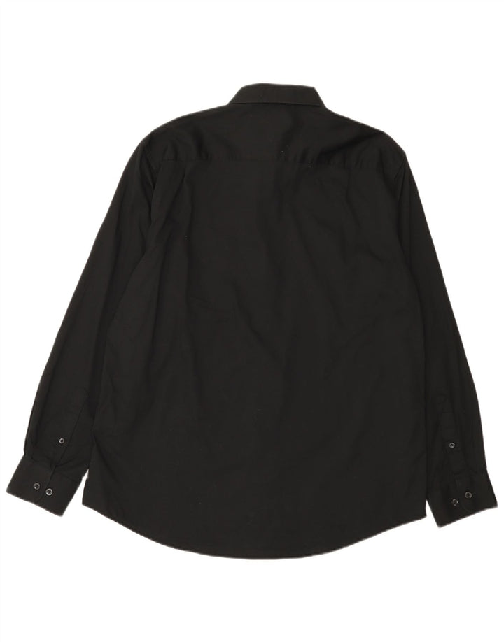 Nautica Chemise Homme Taille 16 1/2 Grand Coton Noir