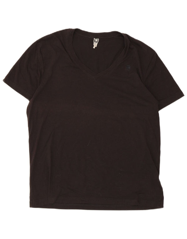 G-Star T-Shirt Femme Top UK 18 XL Coton Noir