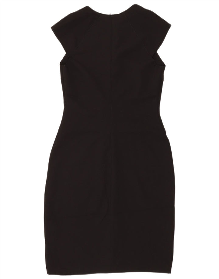 ZARA Womens Sheath Dress UK 12 Medium Black