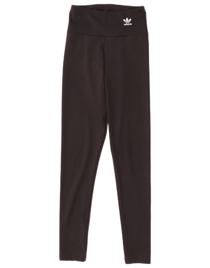 ADIDAS Leggings Femme UK 6 XS Noir